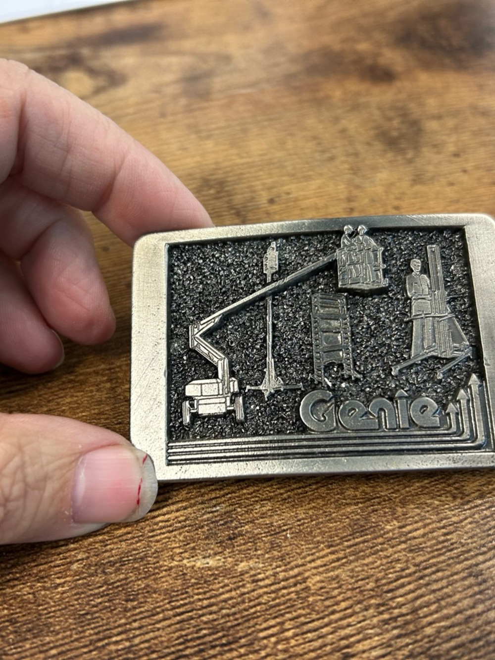 Genie Industries Limited Edition Belt Buckle 1968-1986 - Picture 6 of 6